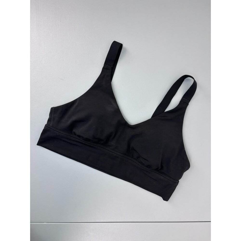 Aerie offline women's large black stretch medium support twist back sports bra